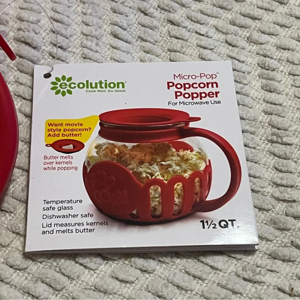 🤍New Ecolution Patented Micro-Pop Microwave Popcorn Popper🤍 - Picture 4 of 7